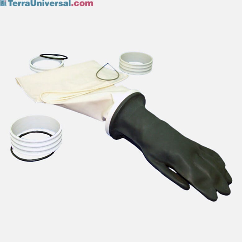 Glovebox sleeves, dipped in butadyl