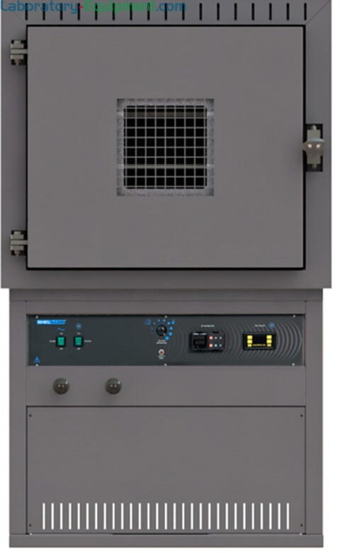 #SVAC9-2 Secured to mobile stand and includes three shelves; SS exterior option  |  3900-80 displayed