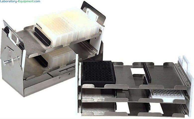 Saves lab space, provides protection and stores samples | 5322-70 displayed