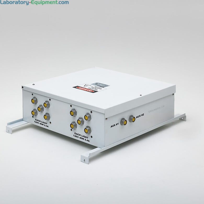 Terra's Light PDMs are able to power up to ten cleanroom lights at once | 6600-29C-L displayed