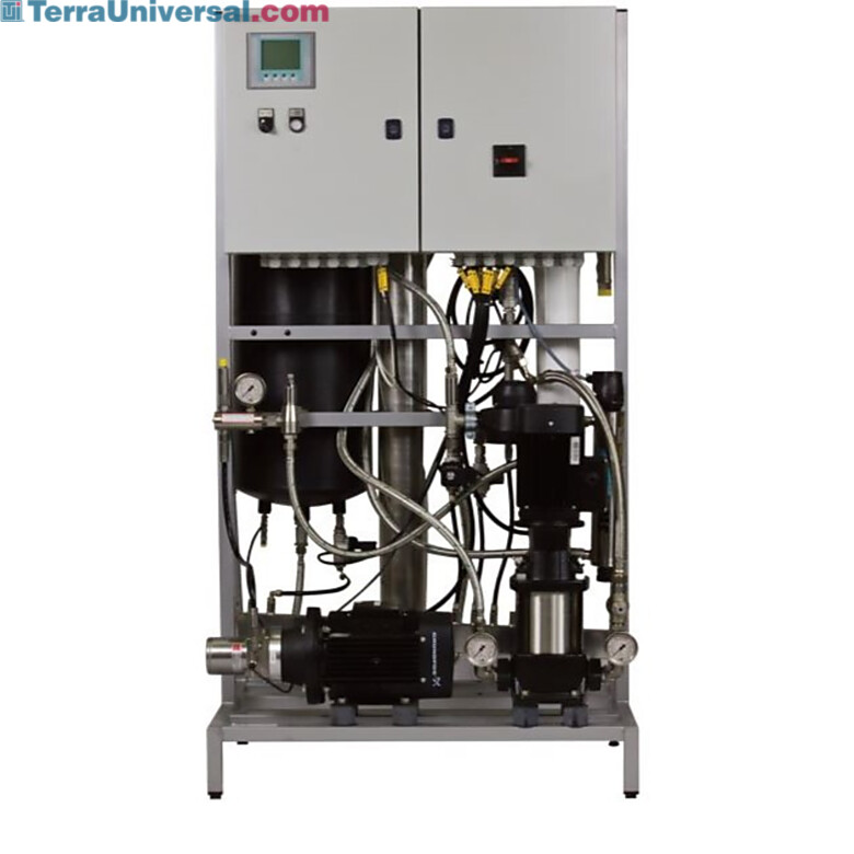Condair MLP RO models are equipped with a reverse osmosis unit that filters out 95-98% of all minerals and bacteria for hygienic water fogging  |  1717-PP-09 displayed