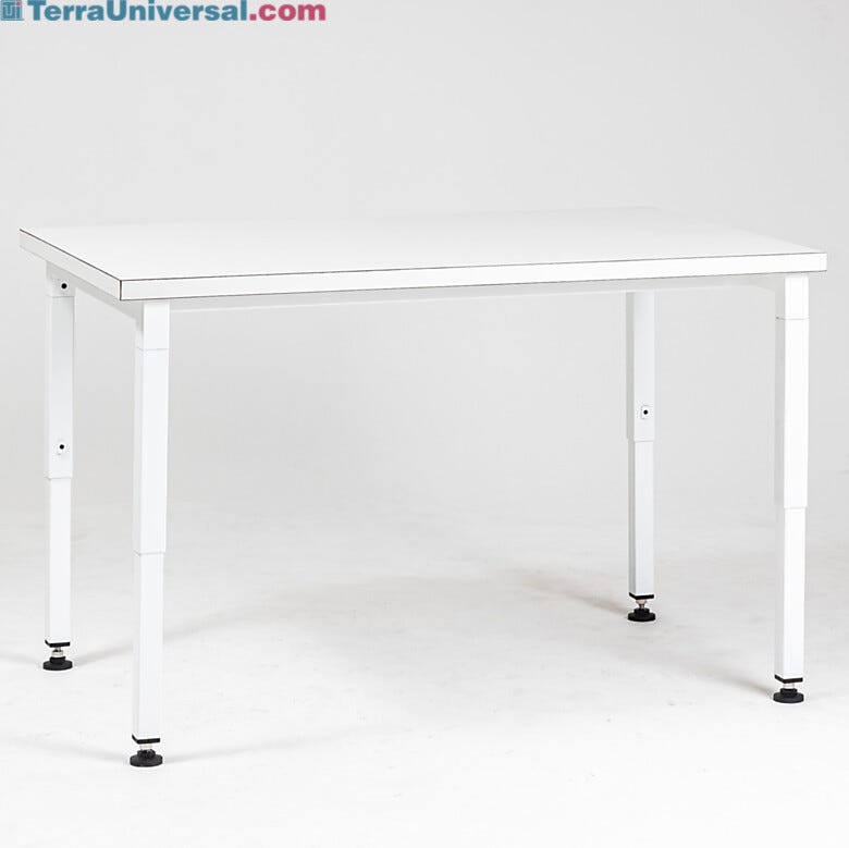 Ceanroom-compliant, ISO 7 construction with sealed non-dissipative laminate, powder-coated base | 1724-00A displayed