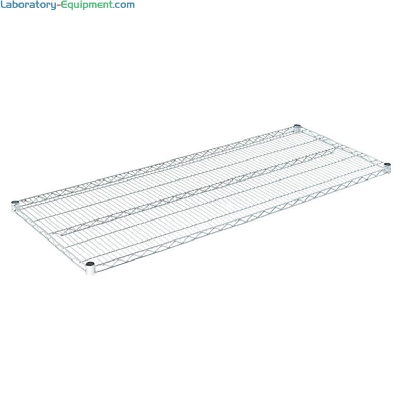 Olympic's open wire carbon-steel shelves with chromate finish allows for air circulation and visibility  |  1303-46 displayed
