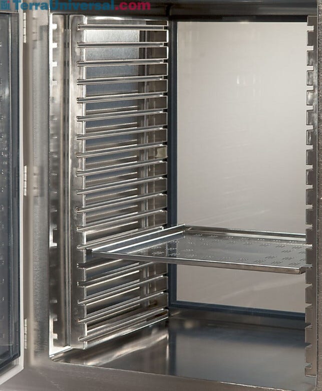 Racks shown mounted in pass through. Shelf sold separately. | 1993-40A displayed
