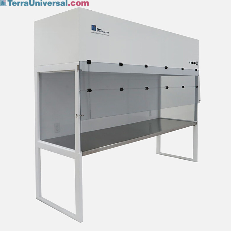 ValuLine® VLF with powder-coated finish and integrated work surface (8-foot model shown) | 2001-70 displayed