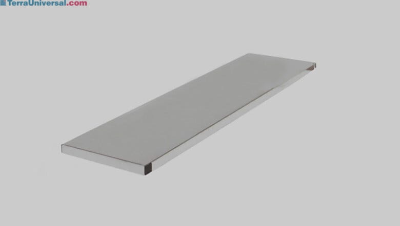 Solid-top shelf for installation beneath table to provide extra storage, 304 stainless steel | 9608-23 displayed