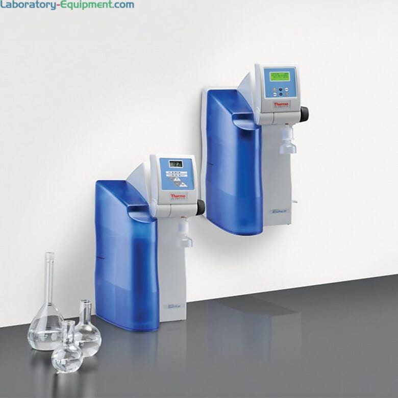 Thermo Fisher Scientific Barnstead Smart2Pure Water Purification Systems with an integrated water reservoir  |  1714-06 displayed