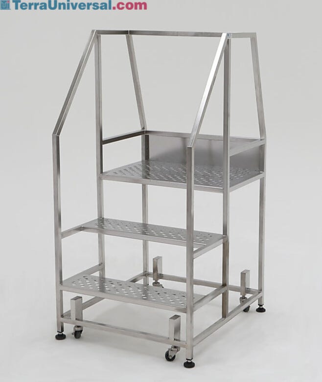 BioSafe model with safety rails features continuous-seam welds for ultimate cleanliness. | 2805-85 displayed