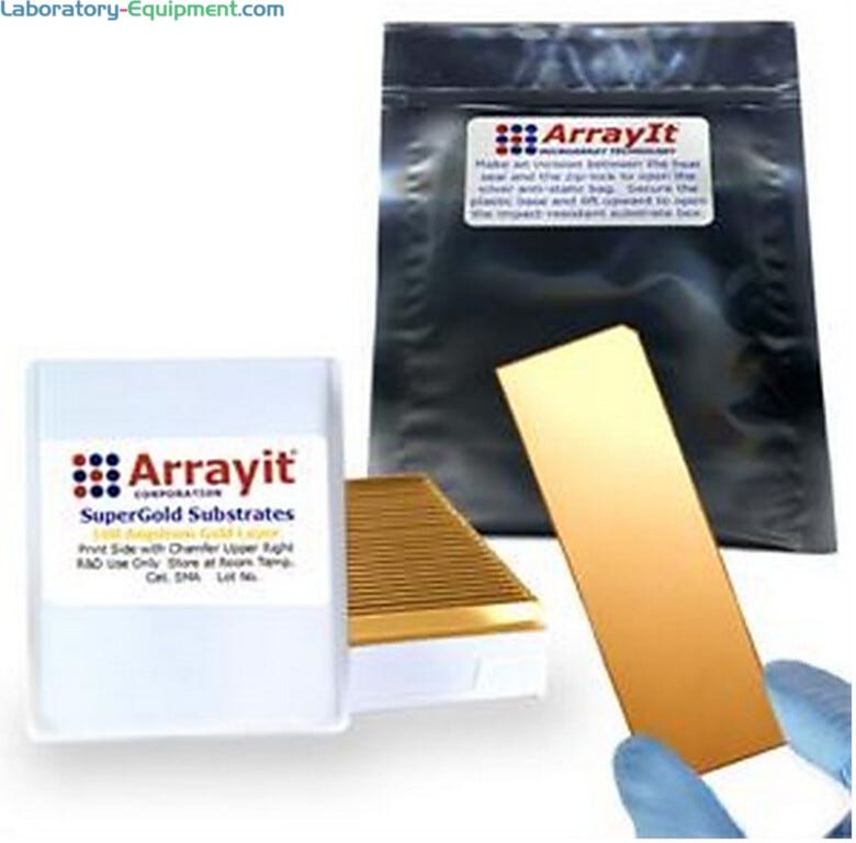 Arrayit SuperGold K Microarray Substrates (Box of 25) SMGK | Terra ...