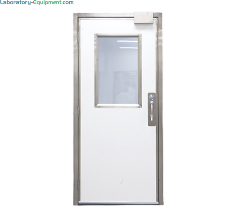 Durable FRP swinging door with seamless surface and chemical-resistant construction | 1999-55 displayed