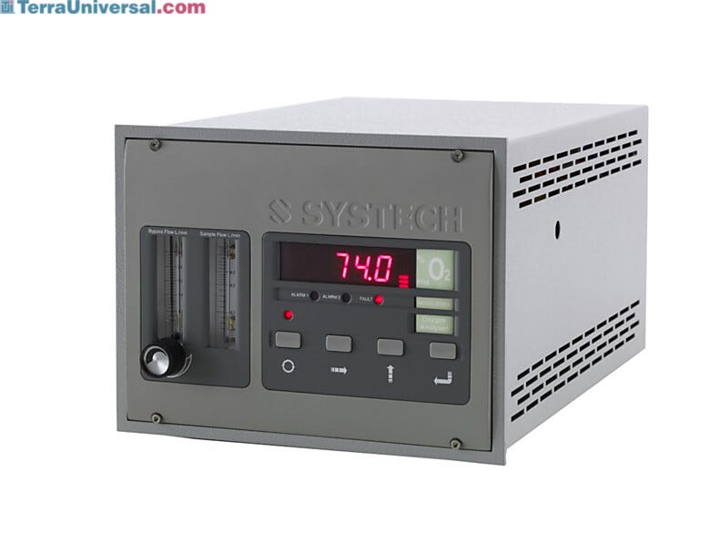 Trace oxygen analyzer for connection to glovebox.  |  2005-97 displayed