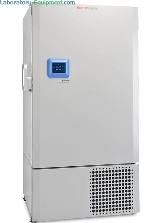 TDE Series Ultra-Low Temperature Freezers are FDA Class II medical devices for use in white blood, skin, bone and plasma storage; in four capacity sizes