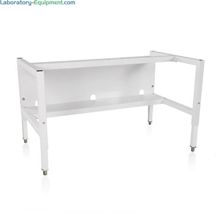 Welded and Non-Welded Telescoping Base Stand with Leveling Feet and Shelf by Labconco compatible with Logic BSCs manufactured after September 2024