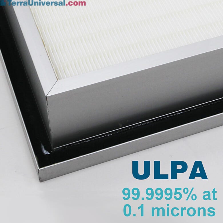 Roomside replaceable filters offers gel-sealed filter seats securely against 