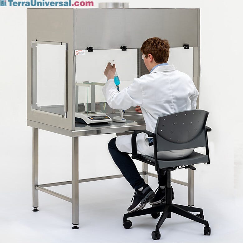 Features a ventilated enclosure that provides effective contaminant capture and removal | 1675-56A-36 displayed