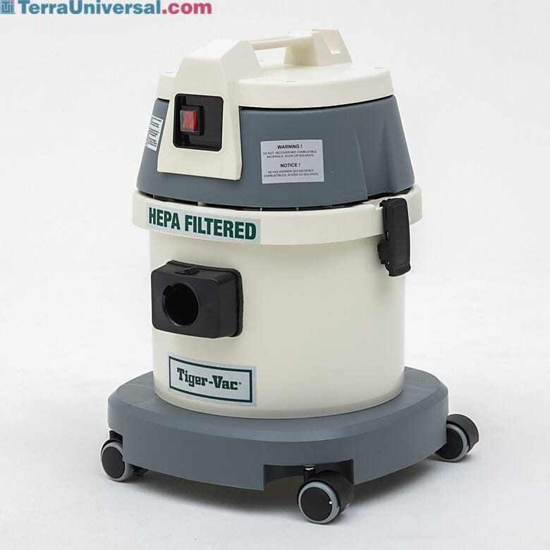 Vacuum for Bulldog 351 Shoe Brush Machine | 7575-02 displayed