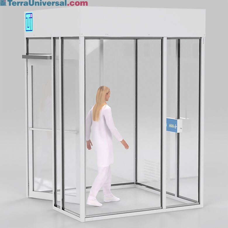 ValuLine® hardwall modular cleanrooms make contamination control accessible and affordable, adapting to virtually any facility layout  |  6600-21A-VL-0606 displayed