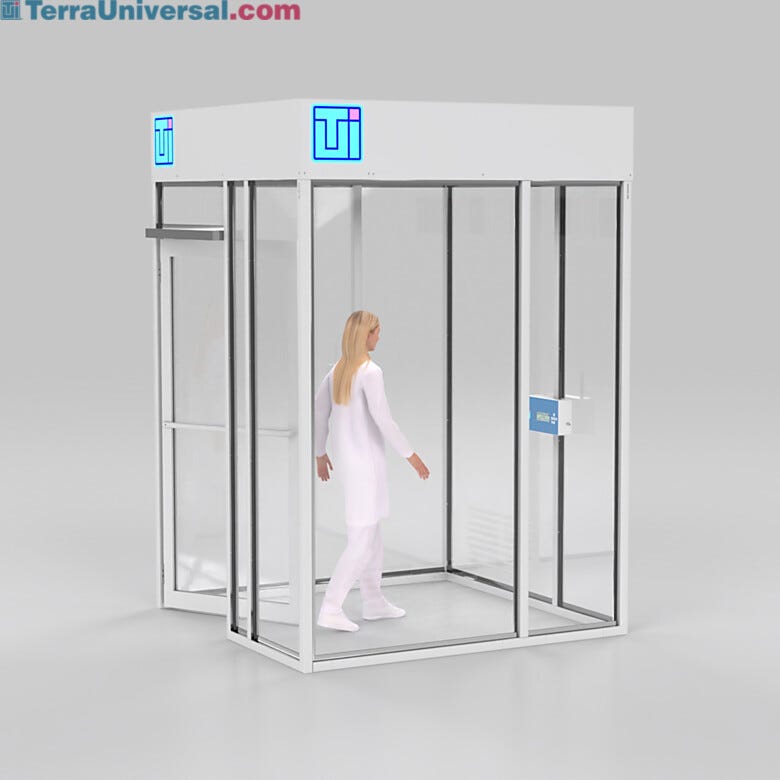 ValuLine® hardwall modular cleanrooms make contamination control accessible and affordable, adapting to virtually any facility layout  |  6600-21A-VL-0606 displayed