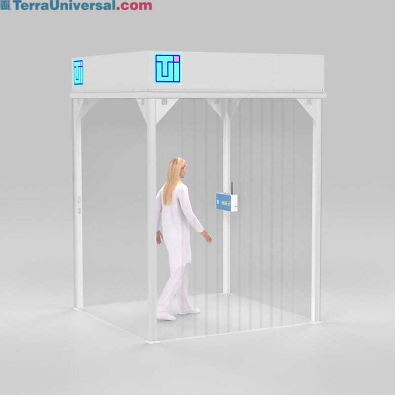 ValuLine® softwall modular cleanrooms make contamination control accessible and affordable, adapting to virtually any facility layout  |  6600-66A-VL-0606 displayed