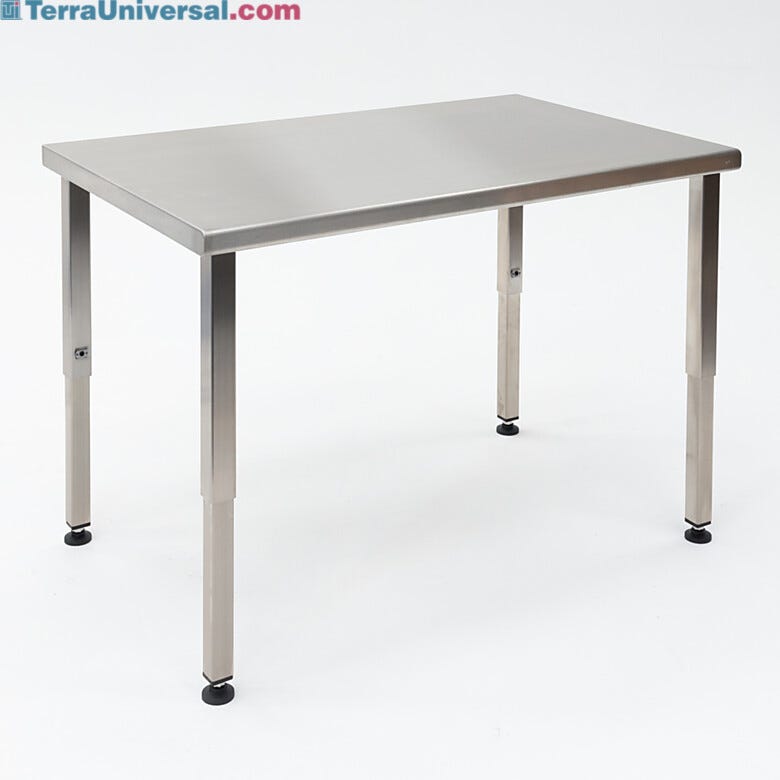 Vibration-isolated work surface is ideal for ISO-rated environments where vibrations are undesirable  |  1688-98-30 displayed
