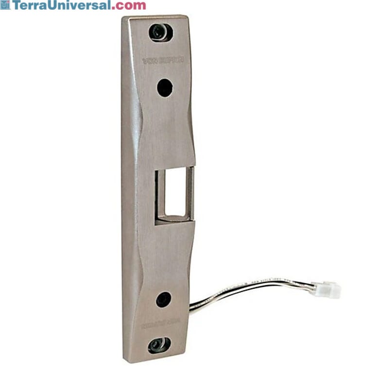 Designed for fast, hassle-free installation, the fail-safe electric strike delivers a no-cut solution for a wide range of interior and exterior door application  |  5050-20 displayed