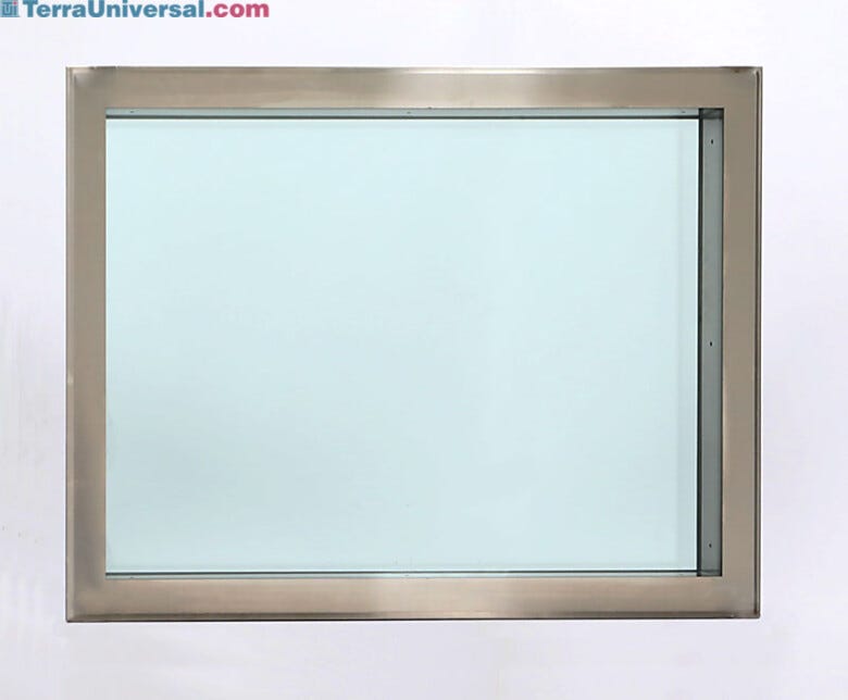 These easy-clean windows add visibility and transparency to modular cleanrooms  |  6600-45A displayed