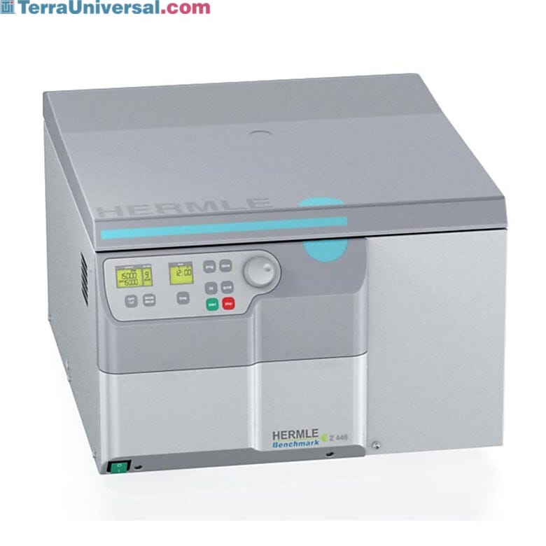 Hermle Z446 Super-Speed Refrigerated Centrifuge ideal for tissue culture lab use | 2823-65 displayed