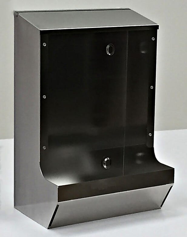 Stainless Steel Safety Glasses Dispenser  |  4951-57 displayed