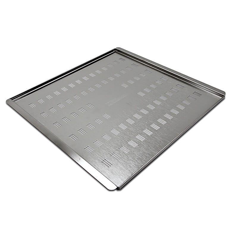 Perforated Stainless Steel Shelf allows unimpeded airflow within the desiccator  |  1610-42 displayed