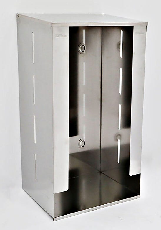 Stainless Steel Apparel Dispenser  |  4952-30 displayed