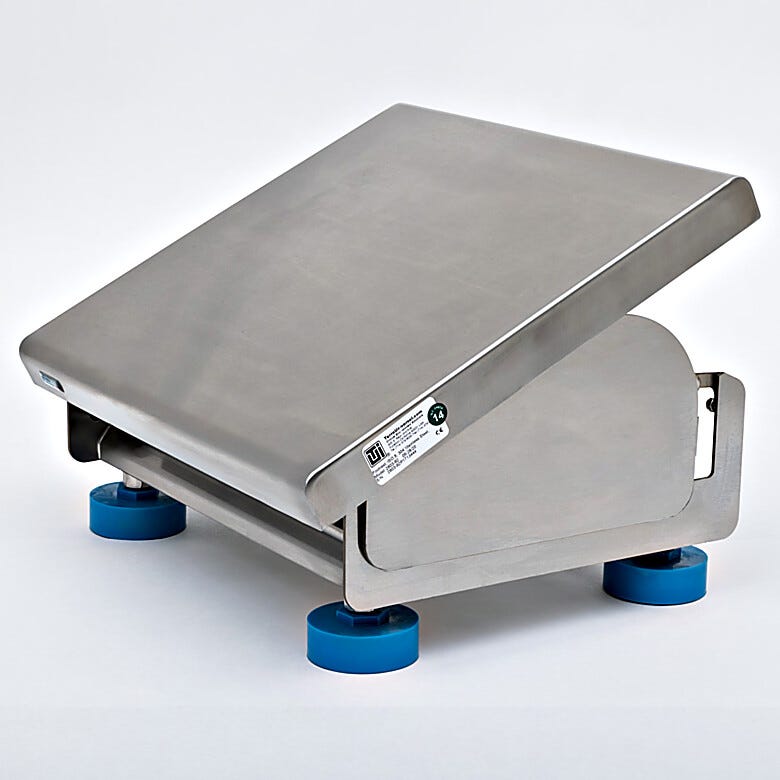 ISO-Rated BioSafe Tilting Footrest Maximum 27 Degree Platform Tilt with Model  |  2803-92 displayed