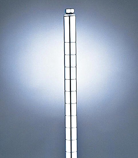 Chrome-plated shelving post. Product details may differ.  |  1300-85 displayed