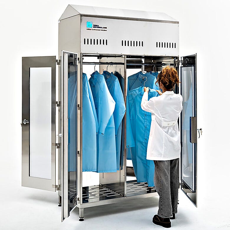 Double sided design allows quick access and re-stocking of garments from either side  |  4102-74D-HD displayed