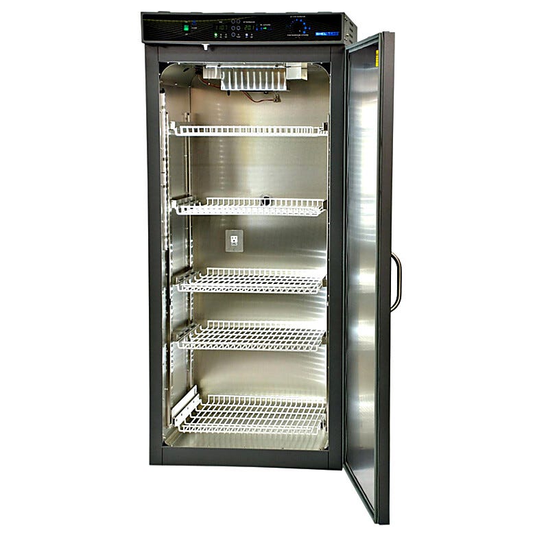 Free-standing Drosophila Incubator with mechanical convection includes 5 shelves | 3901-31 displayed