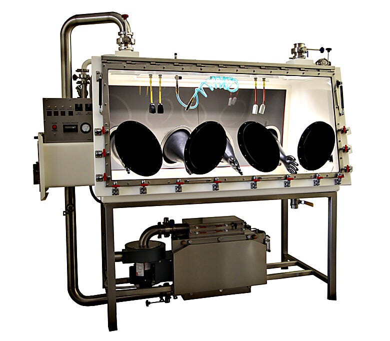 SEA-III Class III Biological Safety Cabinet 4 Port Glovebox  |  5607-27 displayed