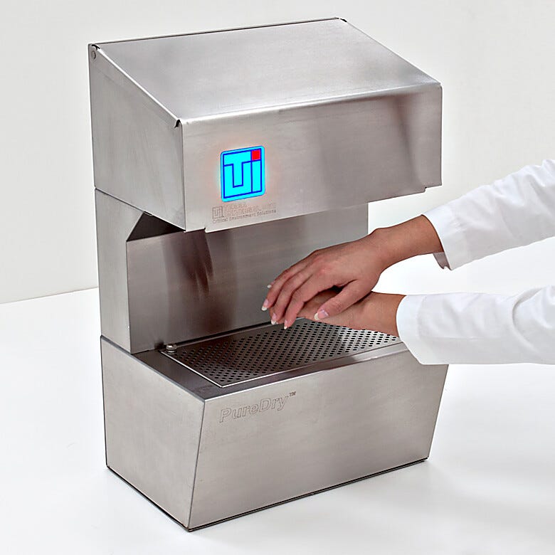 Germ Free ISO 5 Recirculating Hand Dryer | 3333-33 displayed