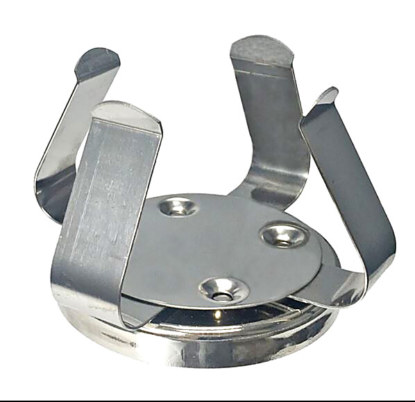 H1000-MR-250 Magic Clamp Flask Clamp for 250 ml Erlenmeyer flask by Benchmark Scientific compatible with Incu-Shaker and Orbi-Shaker models  |  2817-04 displayed