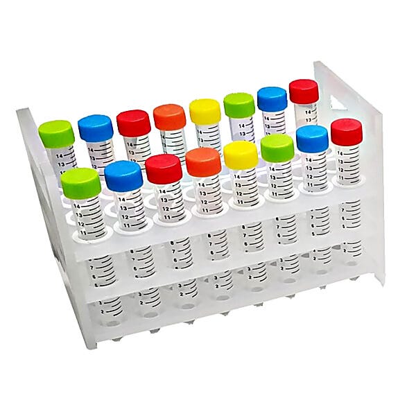H1000-MR-T15 MAGic Clamp 32 x 15ml Tube Rack by Benchmark Scientific compatible with Incu-Shaker and Orbi-Shaker models  |  2823-05 displayed