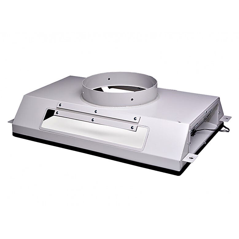 Use Ventus Canopy Connection Kit to thimble duct Labconco Class II Type A2 Biosafety Cabinets