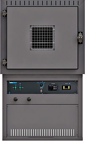 #SVAC9-2 Secured to mobile stand and includes three shelves; SS exterior option  |  3900-80 displayed