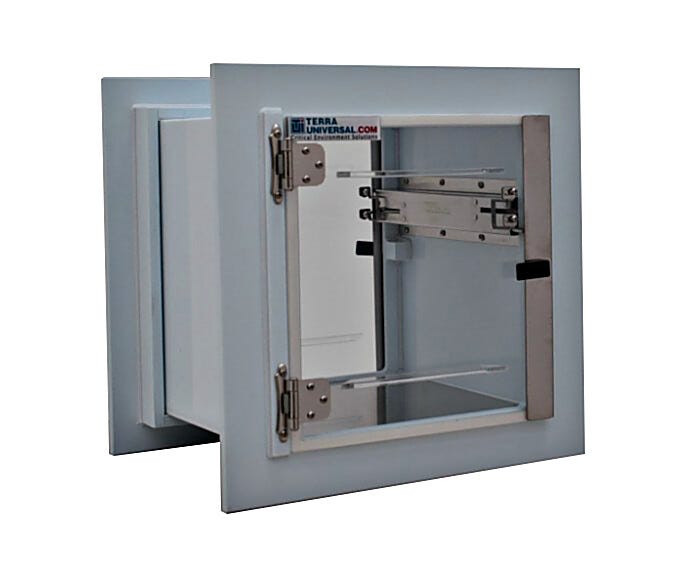 Allows clean transfer of parts in and out of controlled environments (Interlock sold as option) | 2634-01A displayed
