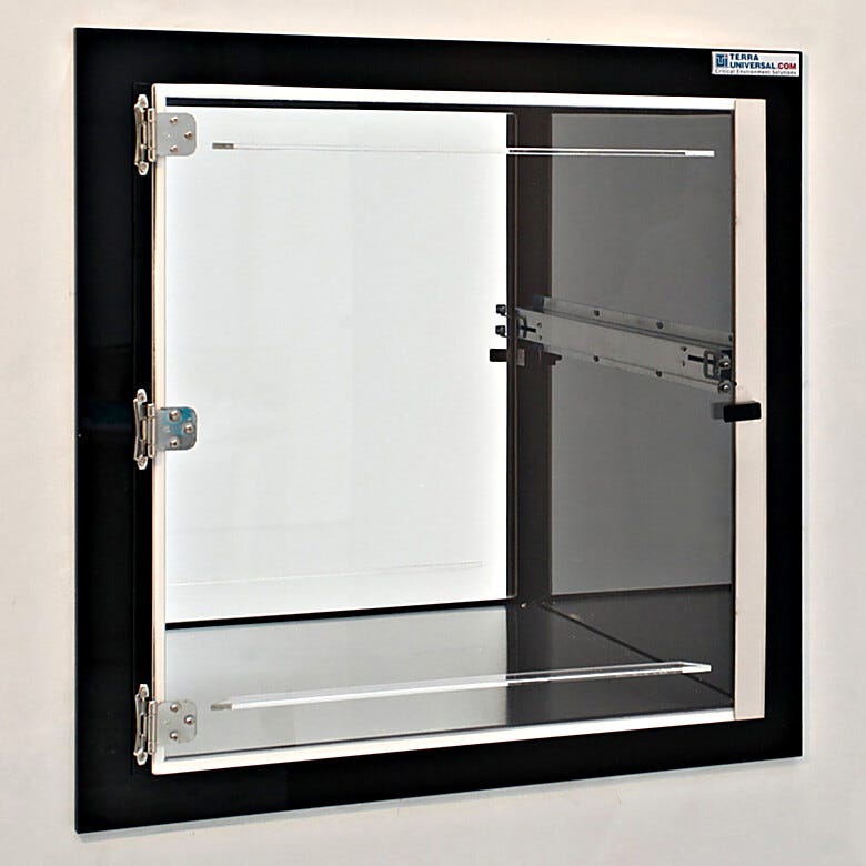 ValuLine® pass-throughs promote clean transfer of parts in and out of controlled environments; interlock prevents cross-contamination | 2634-13A displayed