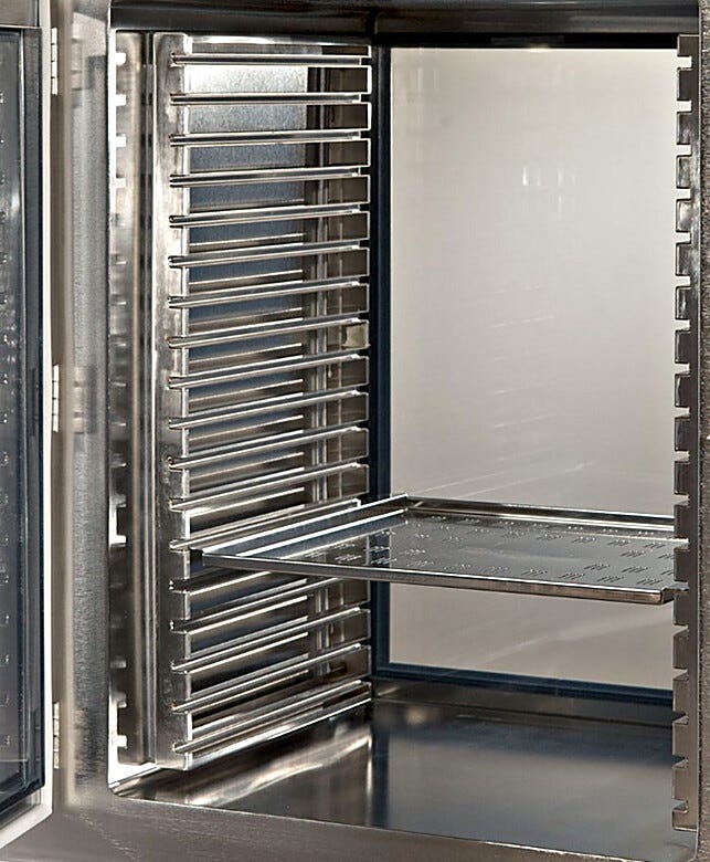 Racks shown mounted in pass through. Shelf sold separately. | 1993-40A displayed