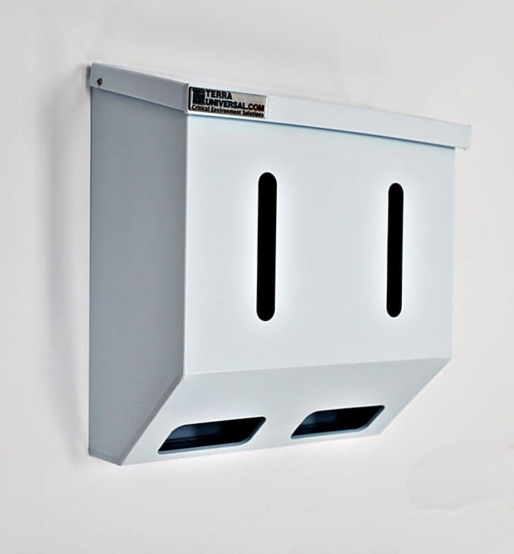 2 Chamber Polypro Glove Dispenser  |  4952-76 displayed