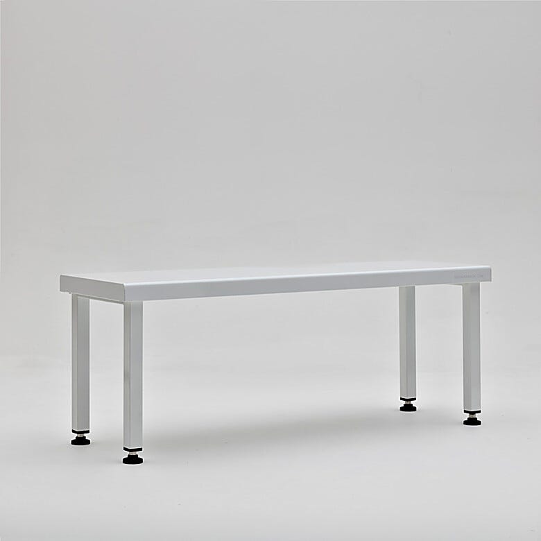ISO 8 powder-coated steel free-standing gowning bench  |  1530-38 displayed