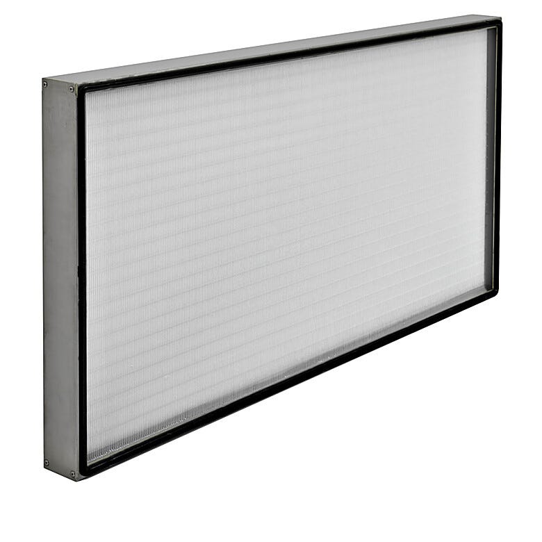 ULPA Replacement Filter for FFU, with durable stainless steel frame to improve corrosion resistance | 6601-28-S displayed