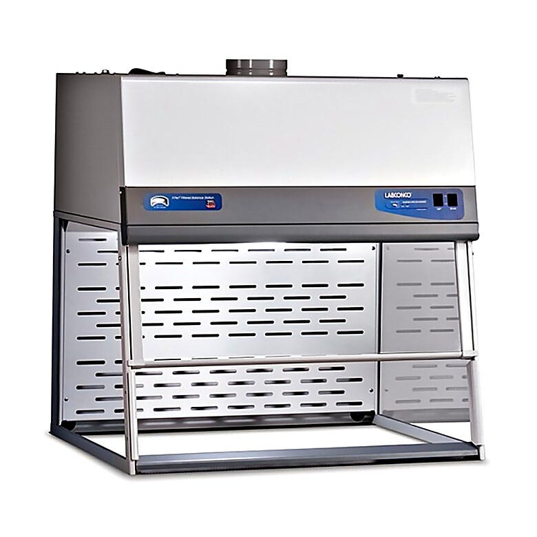 Shown: 3' Labconco RXPert Single Filtered Balance Enclosure without work surface (requires exhaust connection)  |  9082-13 displayed