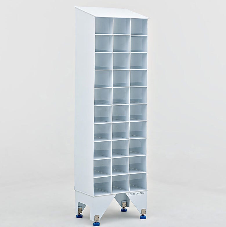 Polypropylene Multifunctional Storage System Includes 30 Slots for storage and dispensing | 9600-55A displayed