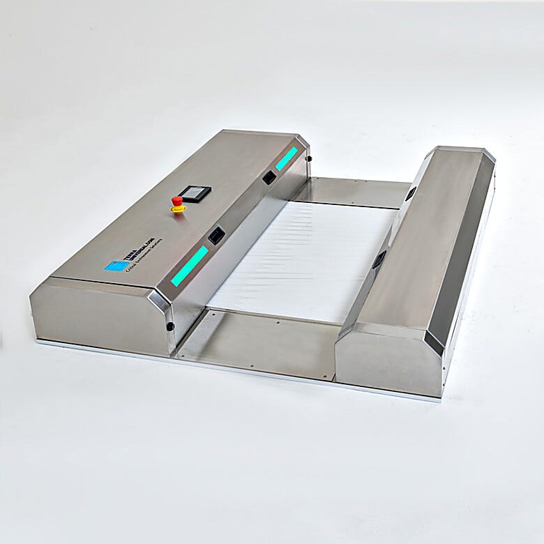 Automatic adhesive mat replacement ensures the mat surface remains sticky as needed.  |  2010-50A-220 displayed