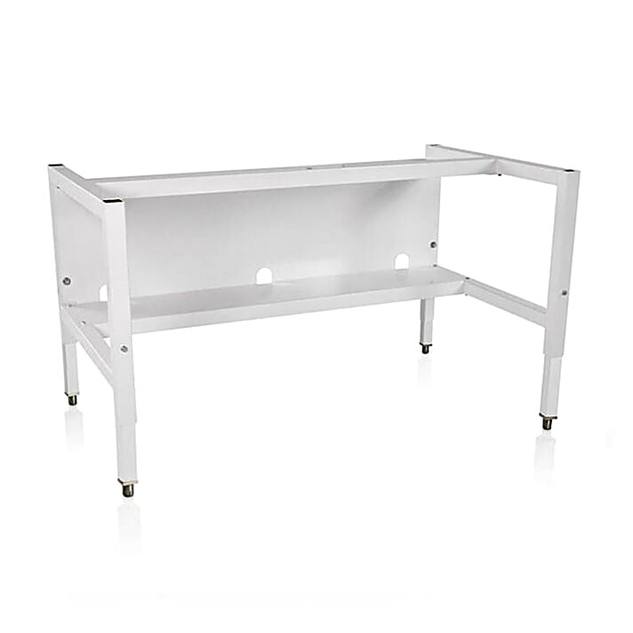 Welded and Non-Welded Telescoping Base Stand with Leveling Feet and Shelf by Labconco compatible with Logic BSCs manufactured after September 2024